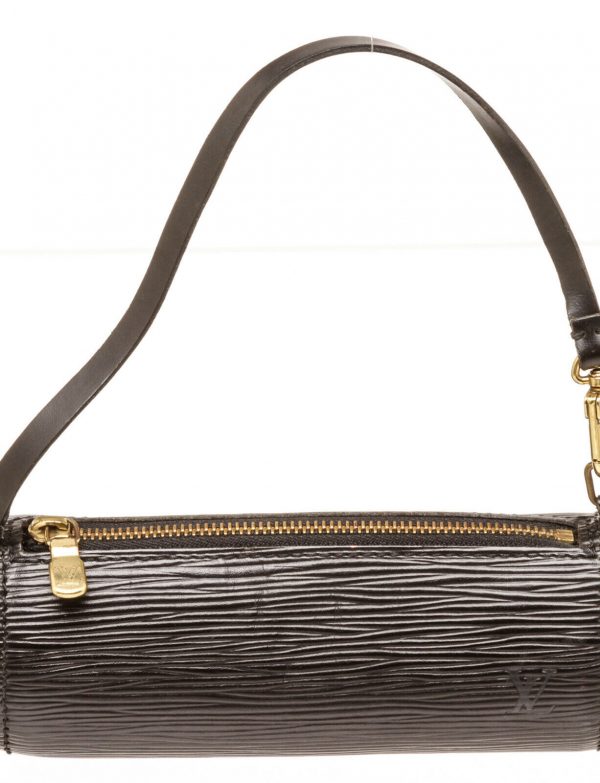 Louis Vuitton Black Epi Leather Mini Papillon Pochette Bag