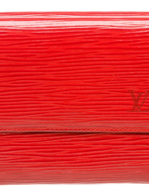 Louis Vuitton Red Epi Leather Elise Wallet